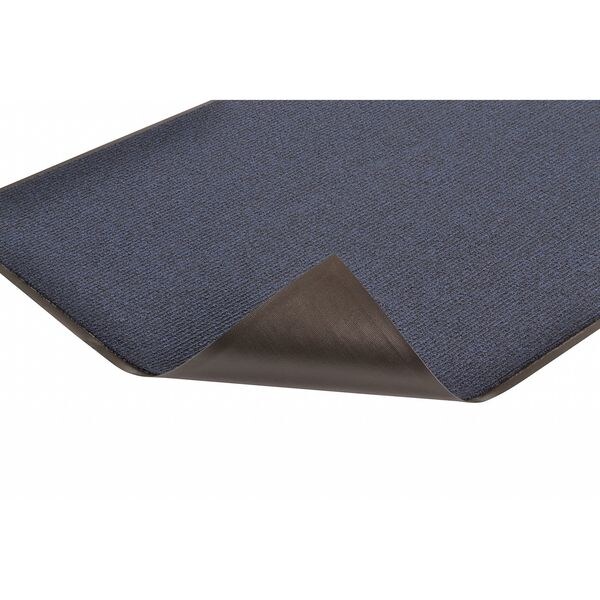 Notrax Entrance Mat, Polypropylene, 3/8 in Thick, Blue, 3 ft W x 10 ft L - 132S0310NB