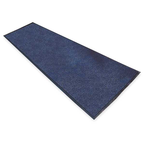 Notrax Entrance Mat, Polypropylene, 3/8 in Thick, Blue, 3 ft W x 10 ft L - 132S0310NB