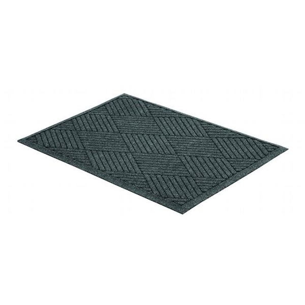 Millennium Mat Co Millennium Mat Company Mllegdfb020304 2 X 3 Ft. Eco Guard Diamond Indoor Wiper Floor Mat; Charcoal Black - EGDFB020304