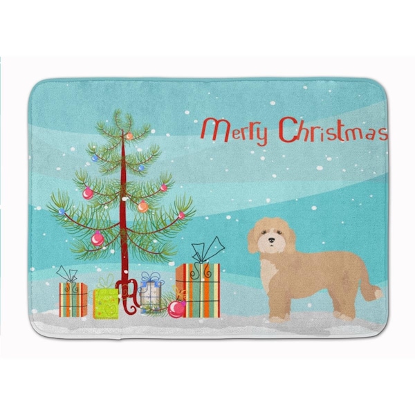 Carolines Treasures Cavachon Christmas Tree Machine Washable Memory Foam Mat - CK3810RUG