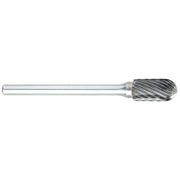 Osg Carbide Bur, Cylindrical Ball Nose, 1/4 in - 915-0002