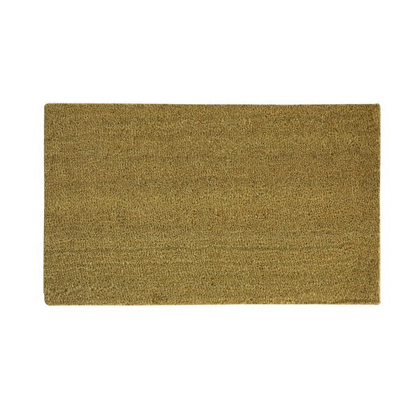 Sports Licensing Solutions Sports Licensing Solutions 18 in. W X 30 in. L Tan Blank Coir Door Mat - 58771