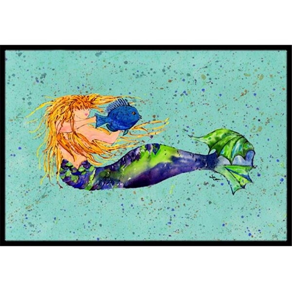 Carolines Treasures Carolines Treasures 8336-MAT Mermaid Indoor Or Outdoor Mat - 18 x 27 in. - 8336-MAT