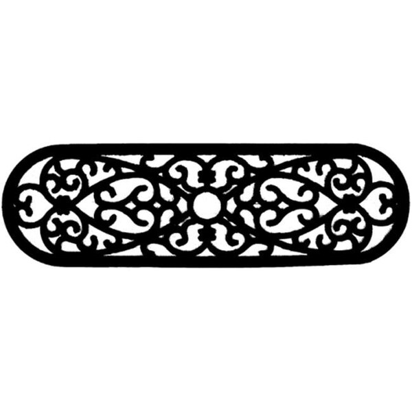Imports Decor Inc Imports Decor 818RBM Elliptical Curl Door Welcome Mat - 818RBM