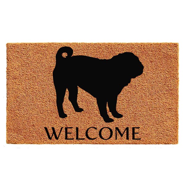 Calloway Mills Entrance Mat, Coir, Natural, Black - 105732436