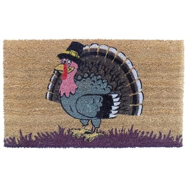 Imports Decor Inc Imports Decor 539PVC Turkey Door Mat - 539PVC