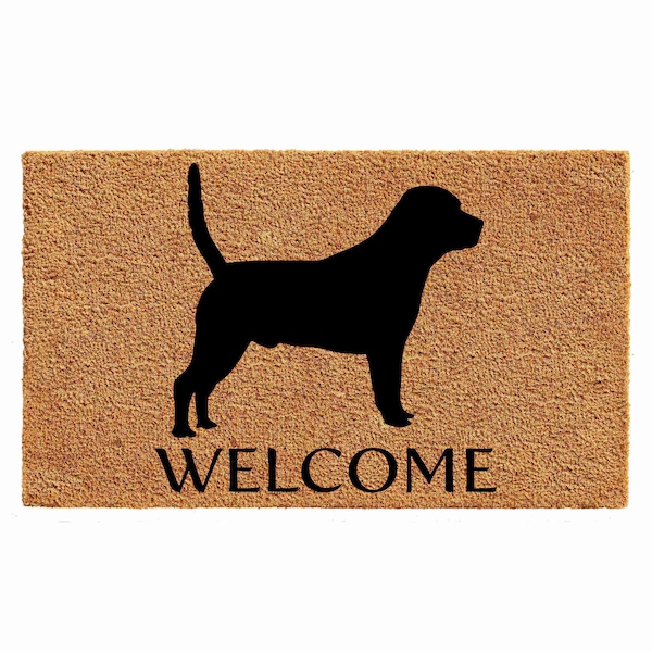 Calloway Mills Entrance Mat, Coir, Natural, Black - 105531729