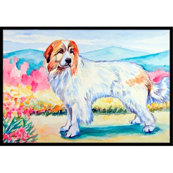 Carolines Treasures 18 x 27 in. Great Pyrenees Indoor Outdoor Mat - 7130MAT