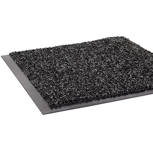 Crown Matting Technologies Scraper Mat, Polypropylene fibers, 5/16" Thick, Gray, 4' W x 6' L - FN 0046GY