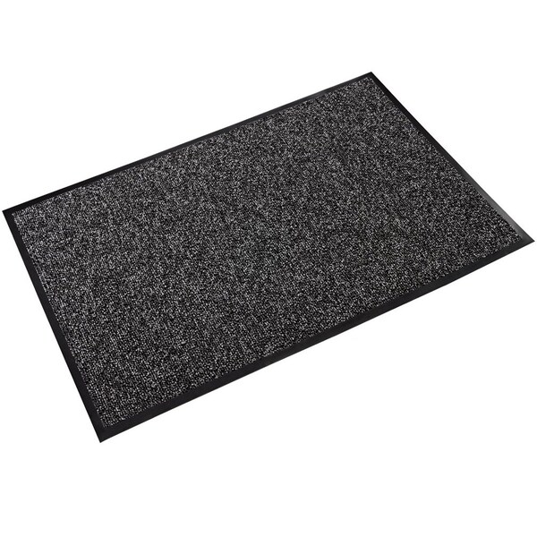 Crown Matting Technologies Scraper Mat, Polypropylene fibers, 5/16" Thick, Gray, 4' W x 6' L - FN 0046GY