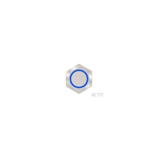 Te Connectivity AV22 SPM 0.4VA Anillo Móvil LED Azul 12V - 1-2213772-8