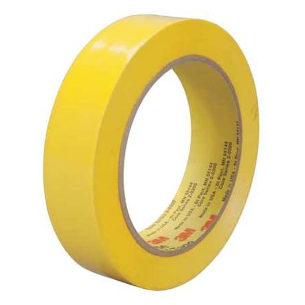 3M Film Tape, Polyethylene, Yellow, 2In x 36Yd - 483