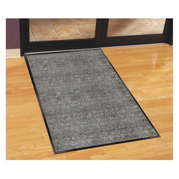 Genuine Joe Genuine Joe Silver Series Walk-Off Mat, Salt Pepper, 36" W x 60" L - GJO56352
