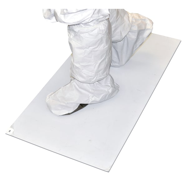 High-Tech Conversions Tackified Mat, White, 36x45" Tacky, PK4 - TT-3645-34W