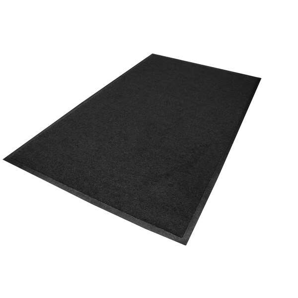 M A Matting Brush Hog Mat, Charcoal 3' x 5', Smooth Backing - 395135170