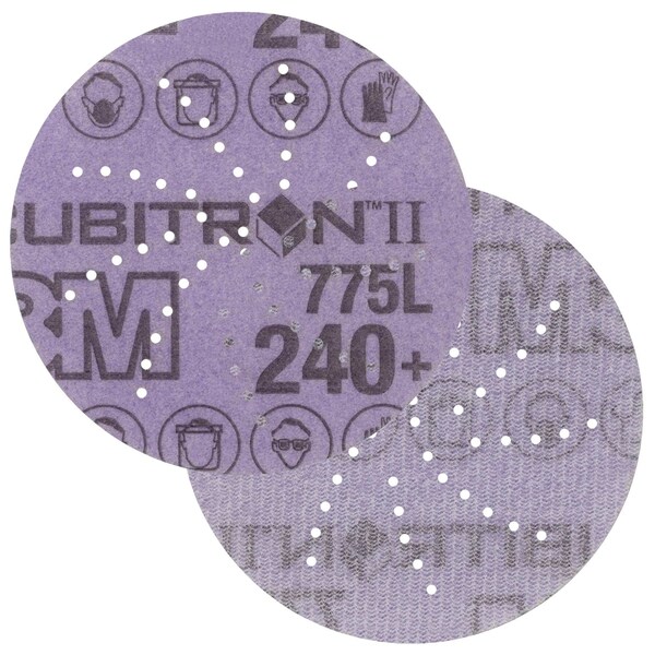 Xtract 3M Cubitron II Film Disc, 240+, 3 in, Die 300DS, 50/Carton, 250PK - 775L