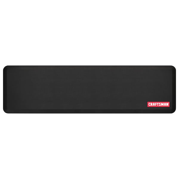 Craftsman Antifatigue Mat, 72 in L x 20 in W, 0.75 in Thickness, Black - CMXAFLG20721922