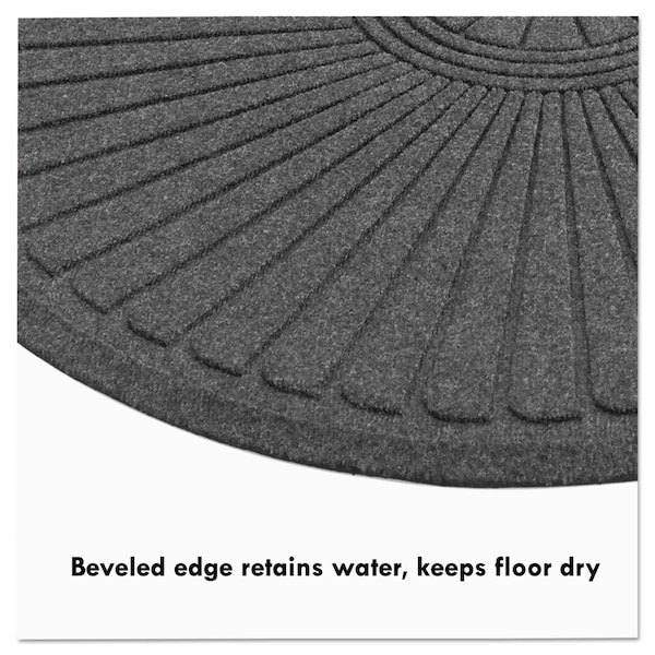 Guardian Floor Protection Floor Mat, 0.25" Thick, Charcoal, 96 in W x 36 in L - EGDDF030804