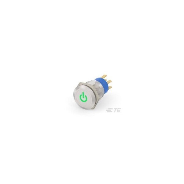 Alcoswitch AV19 DPM 0.4VA POWER LED VERDE 12V - AV1920P612R04