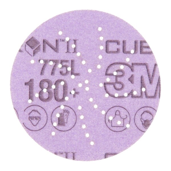 Xtract 3M Cubitron II Film Disc, 180+, 3 in, Die 300DS, 50/Carton, 250PK - 775L