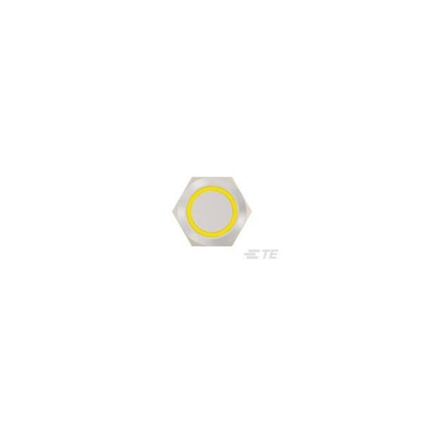 Alcoswitch AV19 DPM 0.4VA ANILLO MOVIBLE LED AMARILLO 12V - AV1920E512R04