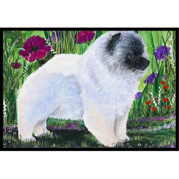 Carolines Treasures Keeshond Doormat - 24 x 36 in. - SS8424JMAT