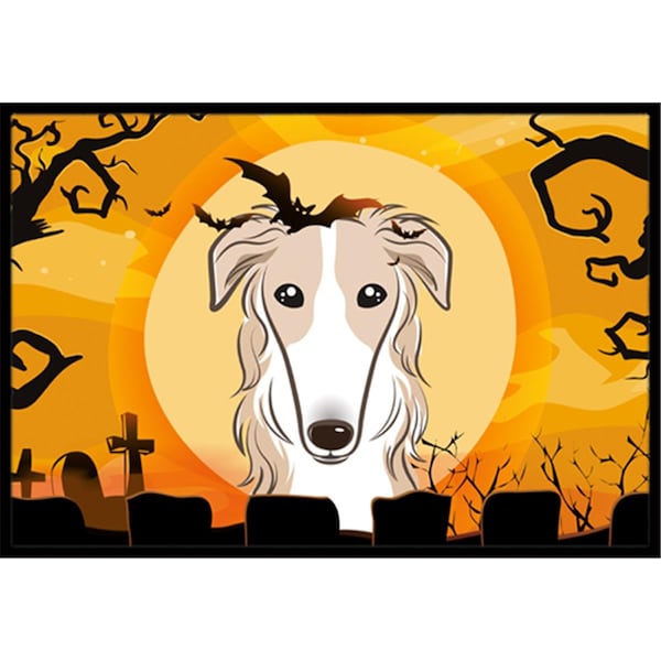 Carolines Treasures Halloween Borzoi Indoor and Outdoor Mat- 24 x 36 in. - BB1786JMAT