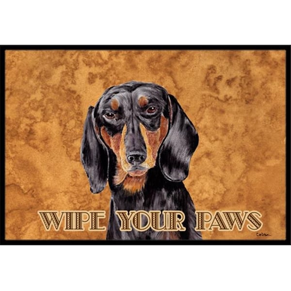 Carolines Treasures Carolines Treasures SC9139MAT 18 x 27 in. Dachshund Indoor & Outdoor Doormat - SC9139MAT