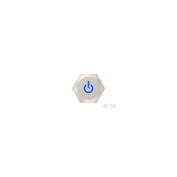 Alcoswitch AV19 DPM 0.4VA POWER LED AZUL 12V - AV1920P712R04