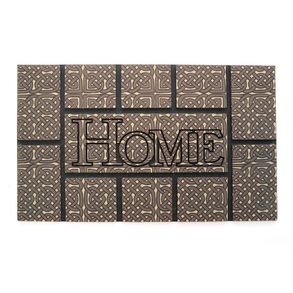 Stephan Roberts Home 18 x 30 in Recycled Rubber Doormat Arezzo - 30N18RM6106