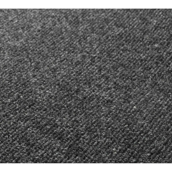 M A Matting Sure Stride Plush Matting, Smoke Grey 3' x 30' Roll - 44571330900