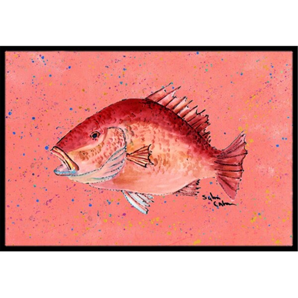 Carolines Treasures 18 x 27 In. Strawberry Snapper Indoor or Outdoor Mat - 8351MAT