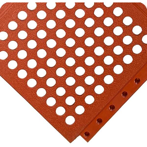 Wearwell Mat, Nitrile Rubber, 3 ft W x 5/8 in Thick - 582.58X3X3TC