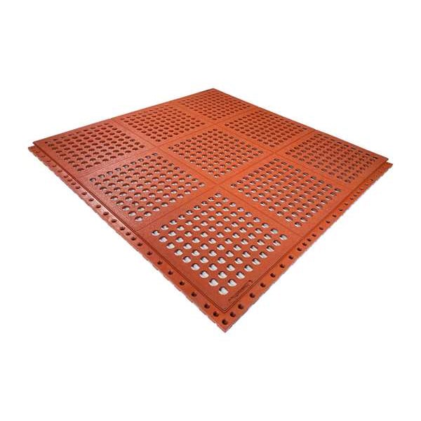 Wearwell Mat, Nitrile Rubber, 3 ft W x 5/8 in Thick - 582.58X3X3TC