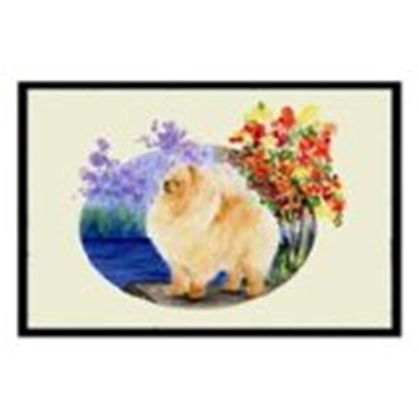 Jensendistributionservices 18 x 27 in. Pomeranian Indoor Outdoor Mat - MI2557381
