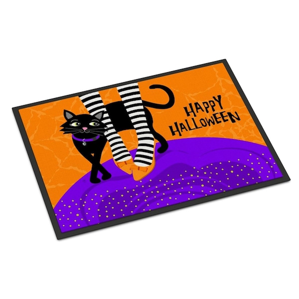 Carolines Treasures 24 x 36 in. Halloween Witches Feet Indoor or Outdoor Mat - VHA3038JMAT