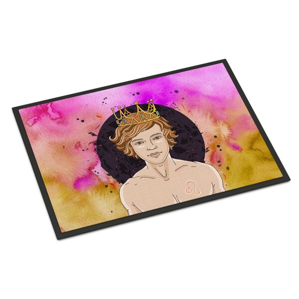Carolines Treasures 24 x 36 in. Leo Zodiac Sign Indoor or Outdoor Mat - BB7321JMAT