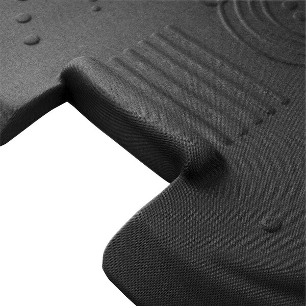 Floortex Antifatigue Mat, 3 ft L x 26 in W, 2 in Thickness, Black - FLRFCA5XBK2535