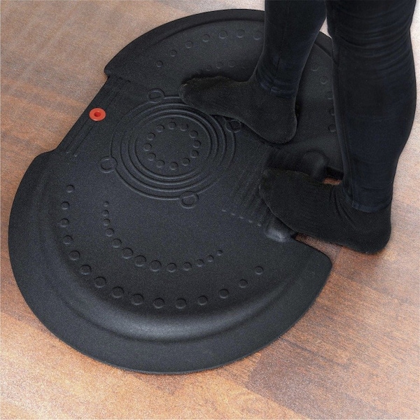 Floortex Antifatigue Mat, 3 ft L x 26 in W, 2 in Thickness, Black - FLRFCA5XBK2535
