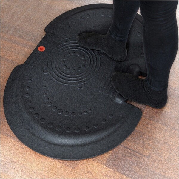 Floortex Antifatigue Mat, 3 ft L x 26 in W, 2 in Thickness, Black - FLRFCA5XBK2535