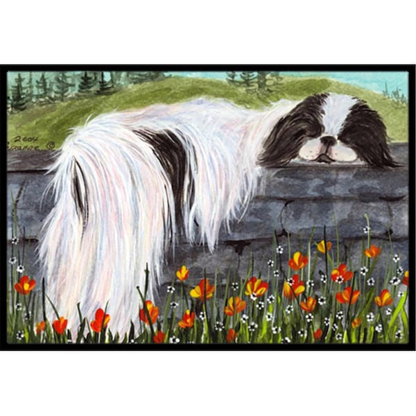 Jensendistributionservices 18 x 27 in. Japanese Chin Indoor Outdoor Mat - MI2556870
