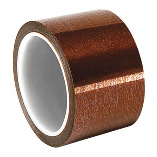 3M Film Tape, Polyimide, Amber, 4 In. x 5 Yd. - 1205