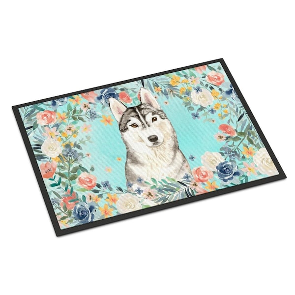Carolines Treasures 18 x 27 in. Siberian Husky Indoor or Outdoor Mat - CK3408MAT