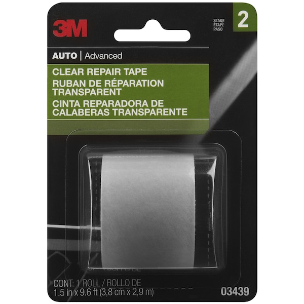3M Clear Repair Tape, 03439, 1-1/2 in x 115 in, 24PK - 3439