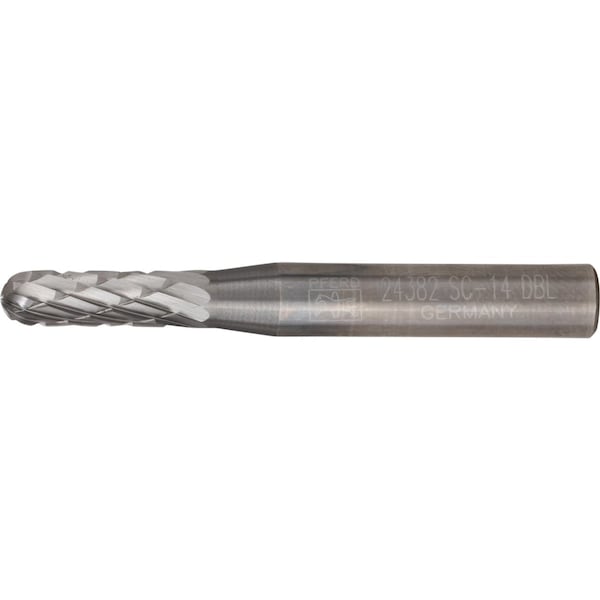 Pferd Carbide Bur, SCTI SC-14, 1/4", Double Cut - 24382
