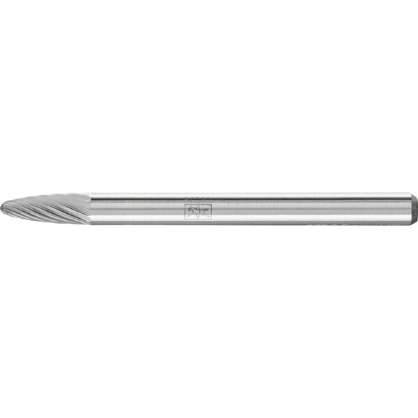 Pferd Carbide Bur - Tree Shape, SGL Cut - 1/8" x 1/4" x 1/8" Shank - SF-41 - 23301