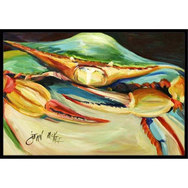 Carolines Treasures Blue Crab Indoor and Outdoor Mat- 24 x 36 in. - JMK1095JMAT