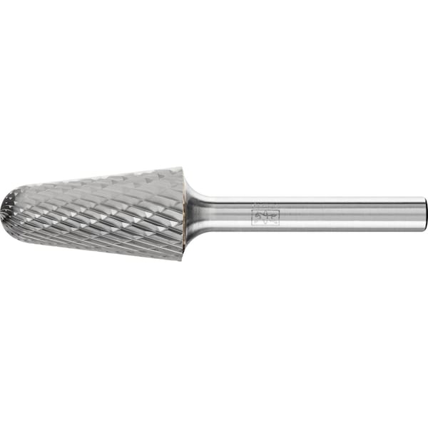 Pferd Carbide Bur - 14 Degree Taper, DBL Cut - 5/8" x 1-5/16" x 1/4" Shank - SL-6 - 25182