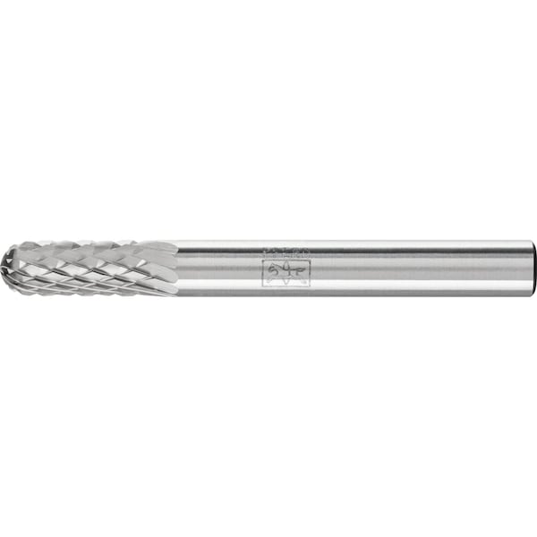 Pferd Carbide Bur - Cylind. (Radius End), DIA Cut - 1/4" x 5/8" x 1/4" Shank - SC-1 - 24393