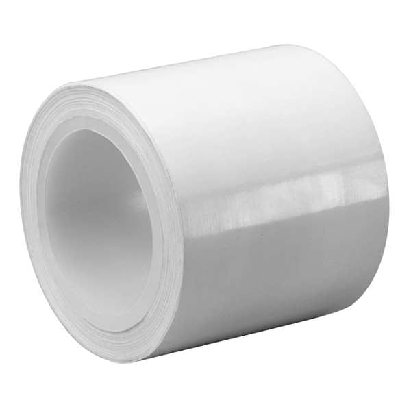 Tapecase Film Tape, Polyethylene, White, 3 In x 5 Yd - 15D499